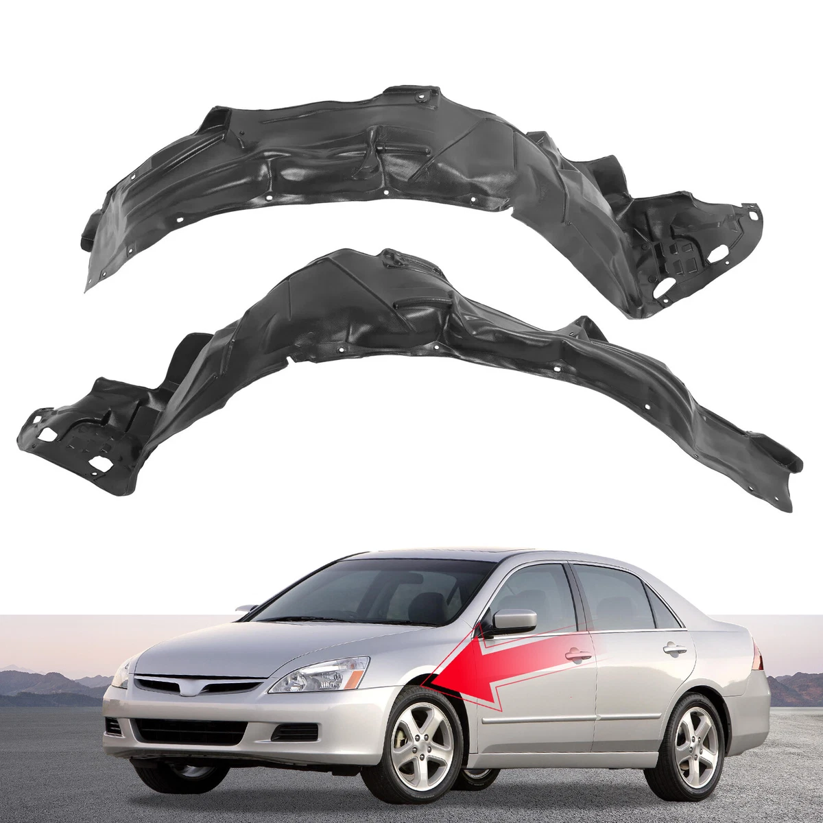 Purchase 08-11 HONDA ACCORD REPLACEMENT FRONT FENDER LINER RIGHT SEDAN