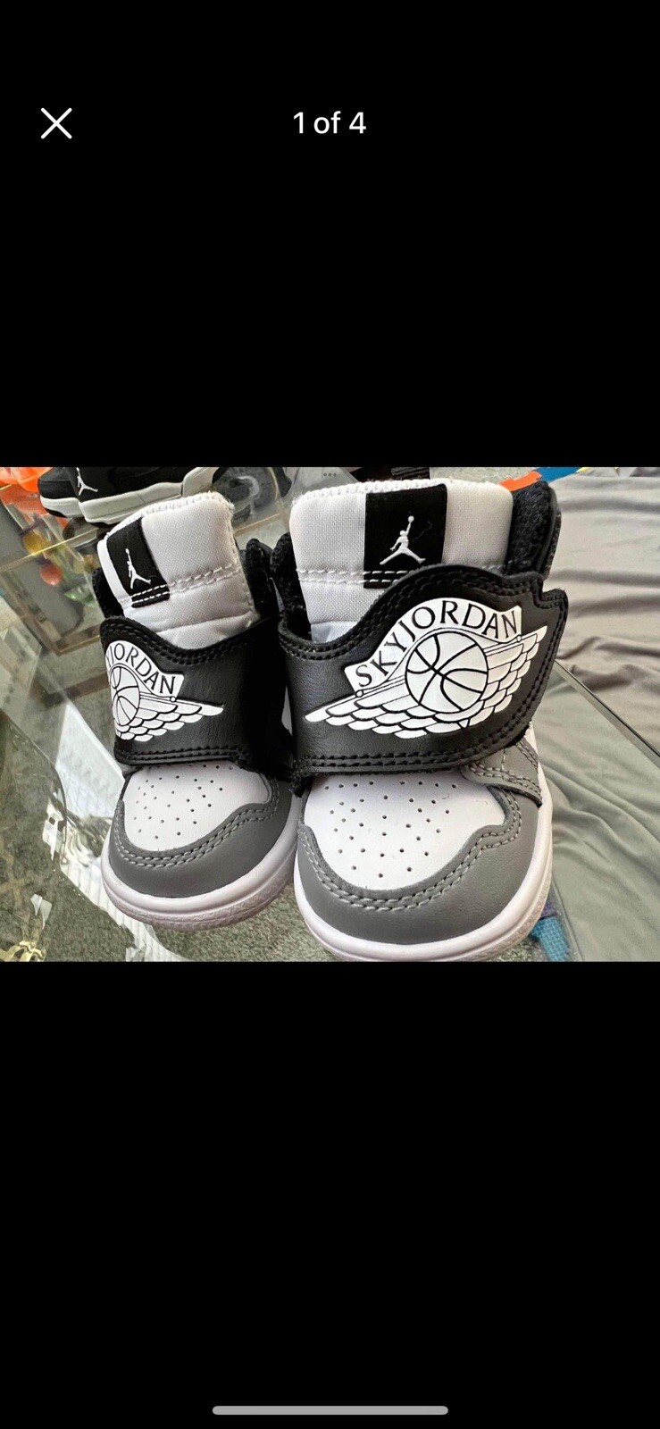 PONY Scarpe Nike Air Jodan Sky Crib taglia uk 2 5