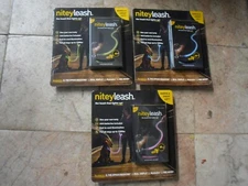 New ! Nitey Leash - LED Lighted Pet Dog Leash For Dogs Blue Pink or Green