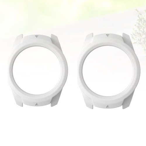 2pcs Silicone Watch Case Anti-fall Wristwatch Shell Frame Proof