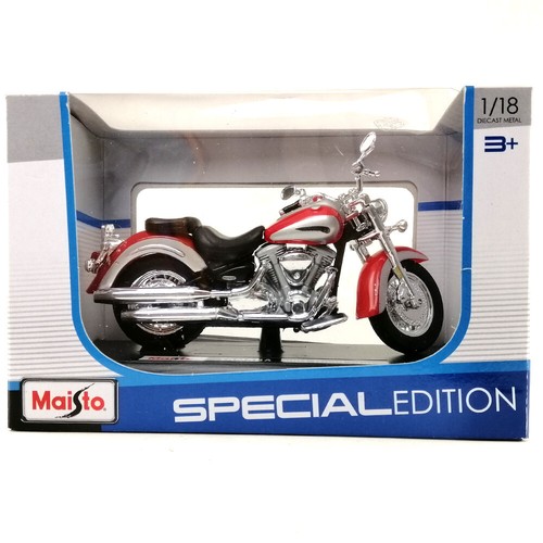 2001 YAMAHA Road Star Die-Cast Motorcycle Model 1:18 Scale Maisto Toy Collection - Picture 11 of 12
