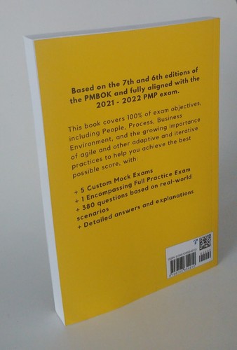 2021-2022 PMP Mock Practice Tests: 380 Questions Including Agile Paperback - Picture 2 of 2