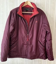 Eastern Mountain Sports Womens Full Zip Purple Pink Skin Jacket Size XL