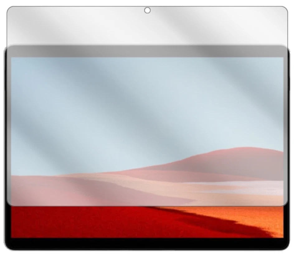 2x Pellicola per Microsoft Surface Pro X Protettiva Protezione Claro Display - Immagine 2 di 4
