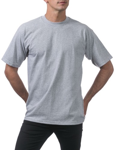 5 Pack Pro Club Men's Heavyweight Short Sleeve Tee T-Shirt - Picture 19 of 41