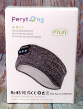 PerytOng 3 in 1 Sleep Headphones Wireless Eye Mask Sports Headband - PTL01 - NEW
