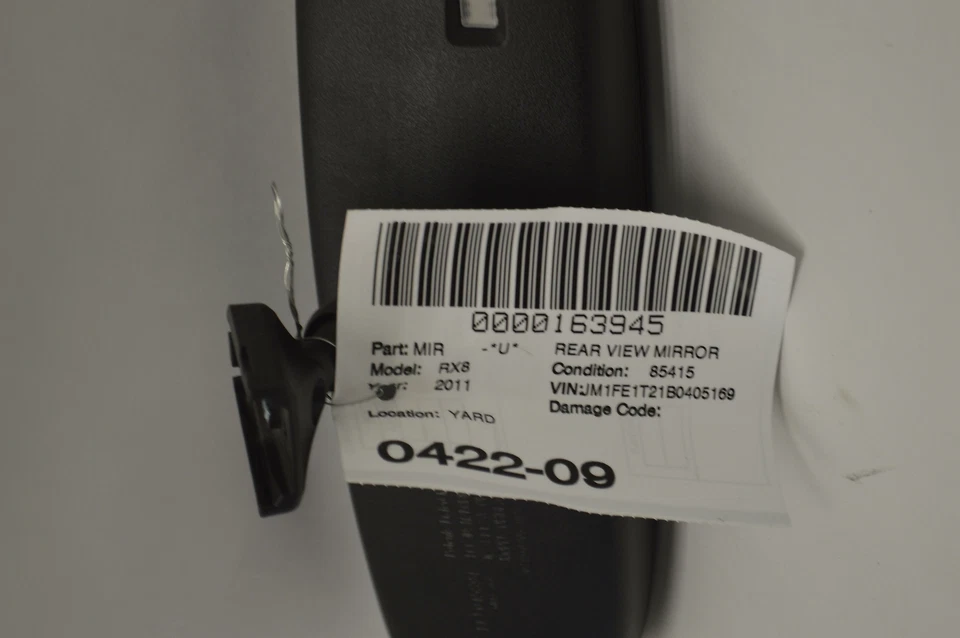 Espejo retrovisor interior Mazda RX8 2009-2011 con atenuación automática Homelink OEM Foto 3 de 3