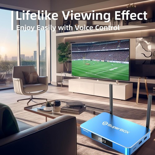 SuperBox S5 Max TV Streamer Box w/ New improved Voice Control FAST SHIPPING! - Picture 4 of 8