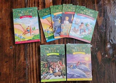 NEW 2 Sealed Box Sets USED 1 Set Magic Tree House 1-4 5-8 9-12 Lot of ...