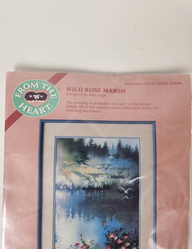 From The Heart Galley Collection Cross Stitch Wild Rose Marsh Kit 53508 - Bild 2 von 2