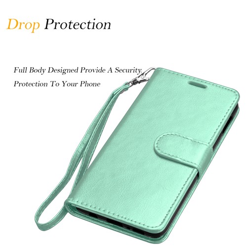 For Samsung Galaxy S8/S8+ Wallet Leather Case Flip Stand Card Holder Phone Cover - Photo 42 sur 44