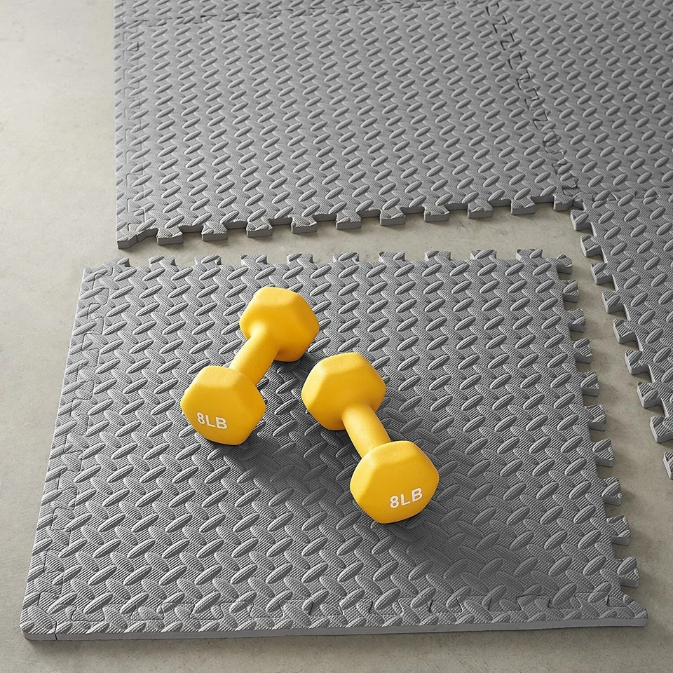 Exercise Mat, EVA Foam Interlocking Tiles, Protective Flooring for Gym Equipment - Image 3 of 4