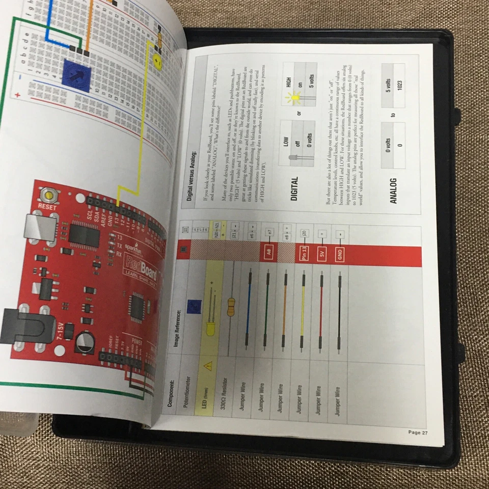 Sparkfun Inventor's Kit - Sparkfun Electronics 12060 Sik Guide RedBoard V3.2 - Image 4 of 4