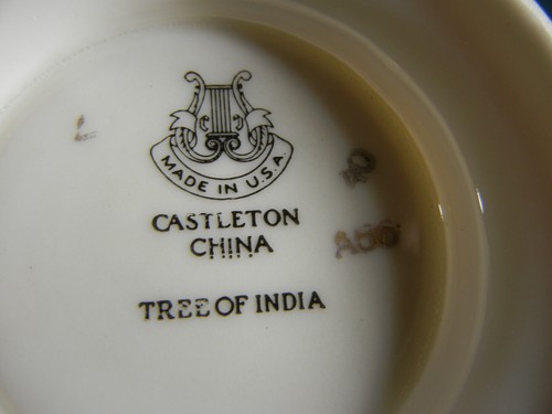 Castleton Tree of India Gold Trim 4" Creamer - Picture 3 of 3