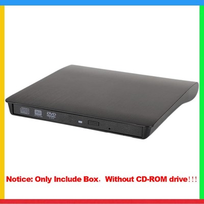 USB 3.0 SATA Externer DVD-CD-ROM-RW-Player, optisches Laufwerksgehäuse (schwarz)