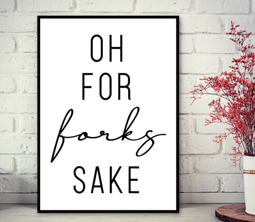 Kitchen Prints Wall Art Poster Minimalist. Quality Home Picture Quotes Print - Picture 55 of 82