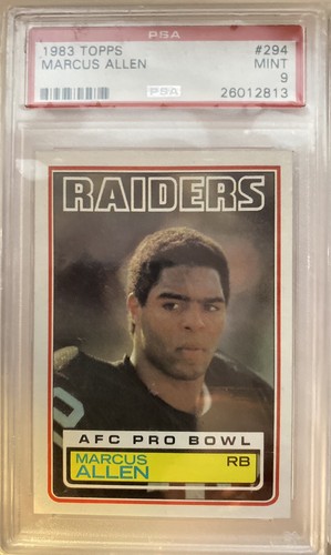 HEISMAN TROPHY WINNERS: DOUG FLUTIE/BO JACKSON/MARCUS ALLEN PSA 9/PSA 8/PSA 9 - Picture 2 of 8