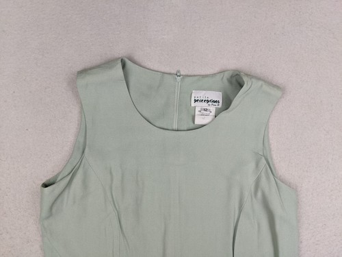 Perceptions by Irene B. Women's Dress Sage Green Long Dress Jacket Set Size 12P - Picture 12 of 24