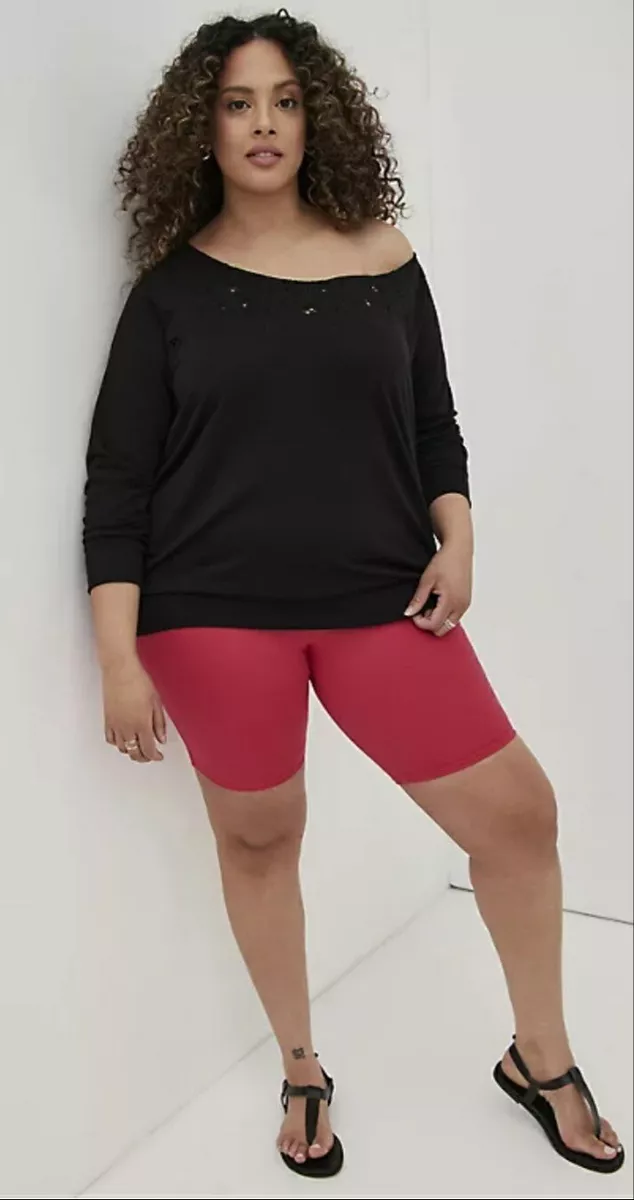 Plus size clearance off shoulder sweatshirt