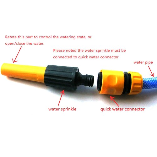 Gartenschlauch Adapter Wasser Anschluss Set, Spritze Hahnanschluss Schlauchstück - Bild 10 von 22
