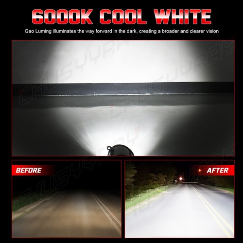 For 2014-2018 Toyota Tundra LED Bumper Fog Light Driving Lamps Left&Right Side - Bild 10 von 11