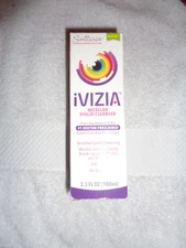 1 iVIZIA Micellar Eyelid Cleanser 3.3oz Exp 06/2023