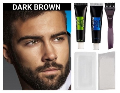 Beard & Mustache Hair Dye Cream   Fast Gray/White Coverage Black/Brown/Blonde
