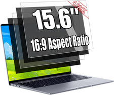  4 Pack 15.6 Inch Laptop Privacy Screen 15.6'' Widescreen 16:9 , Black/Blue
