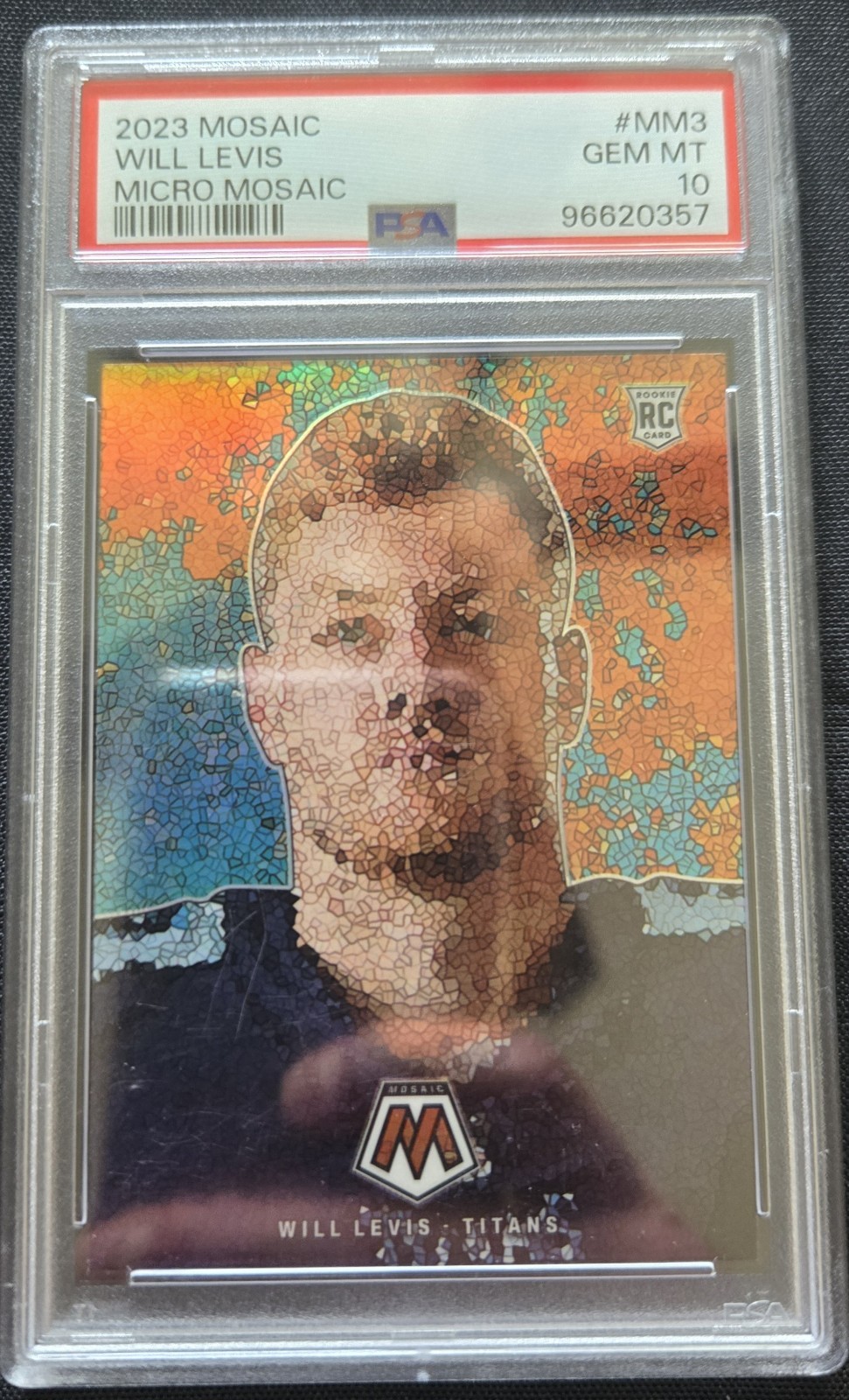 Will Levis Panini Mosaic Micro Mosaic #MM3 Base