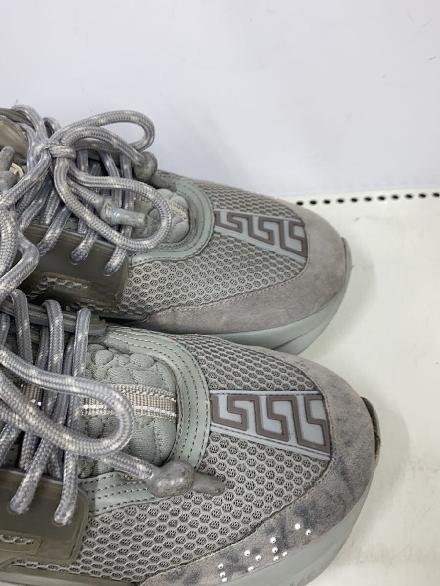 ヴェルサーチ VERSACE Chain Reaction シルバー 43 VERSACE Chain Reaction Low Cut Sneakers 43 gray | eBay