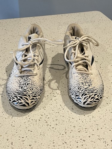 Nike Vapor Edge Shark Football Cleats Men’s SZ 10.5 White Black Molded VPR Cleat - Picture 12 of 17