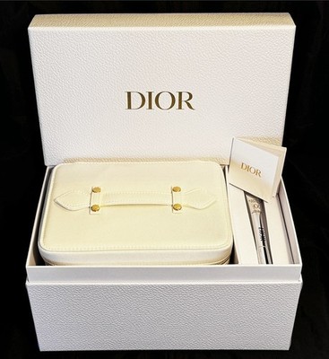 ⭐️ DIOR ⭐️ VIP White Vanity Train Case ⭐️ w/Mirror, Towel