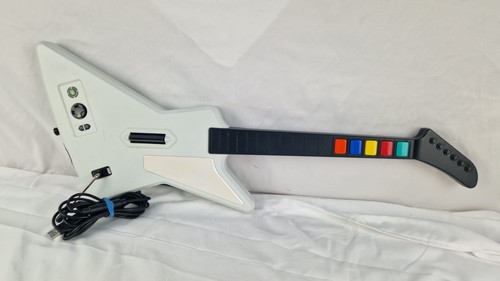 Guitar Hero Gibson X-Plorer Xbox 360 Controller Cablato Rosso Ottano