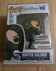 Vaulted Funko Marvel Winter Soldier #838 Amazon Exclusive WITH PROTECTOR