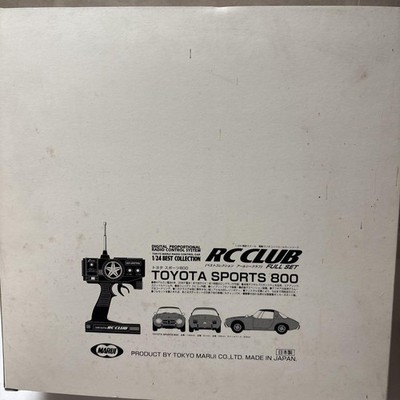 1/24 Electric Radio Control Car Rc Club Toyota Sports800 | eBay