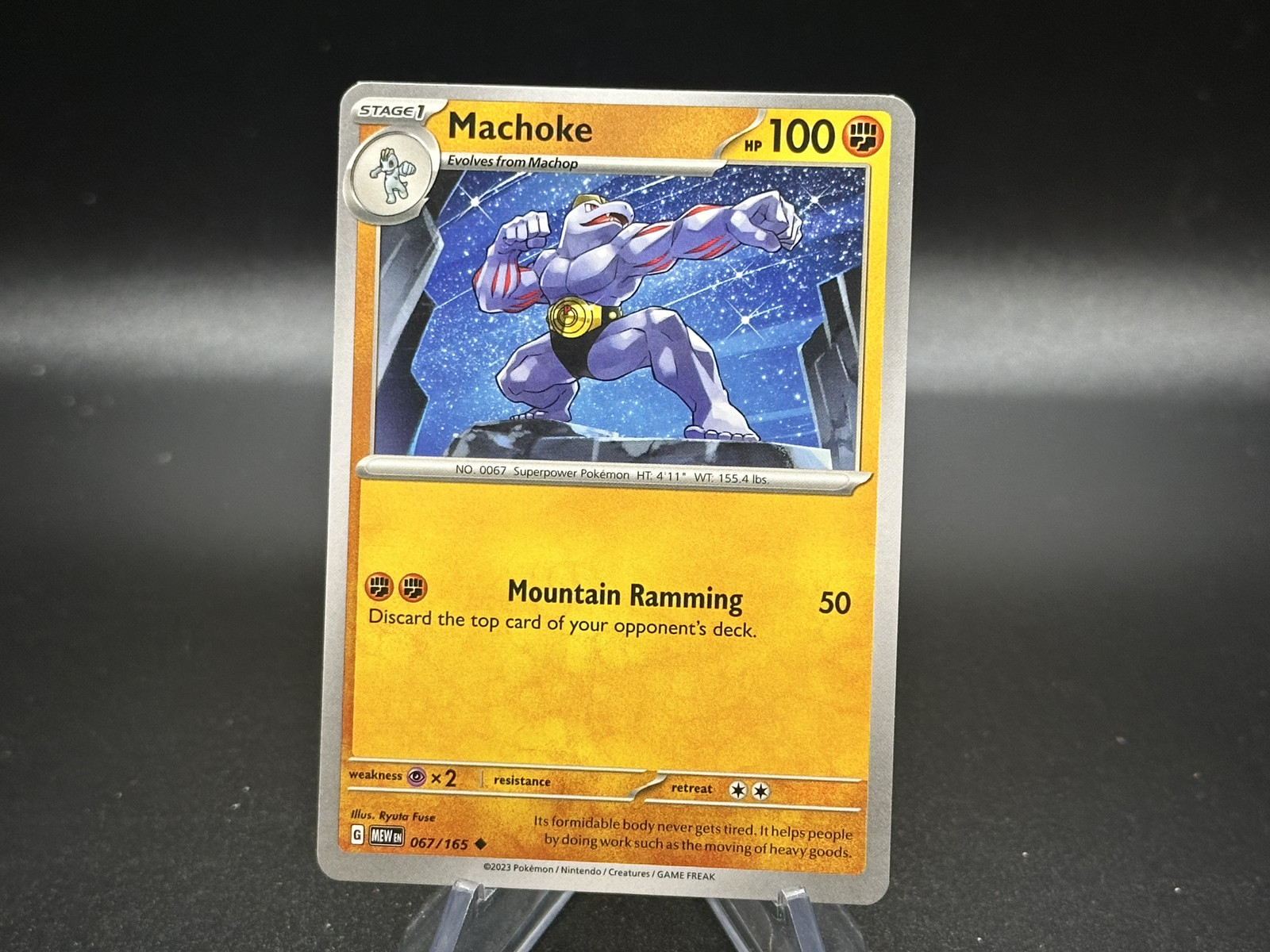 Machoke - 67/165 Scarlet & Violet 151 - Pokémon TCG