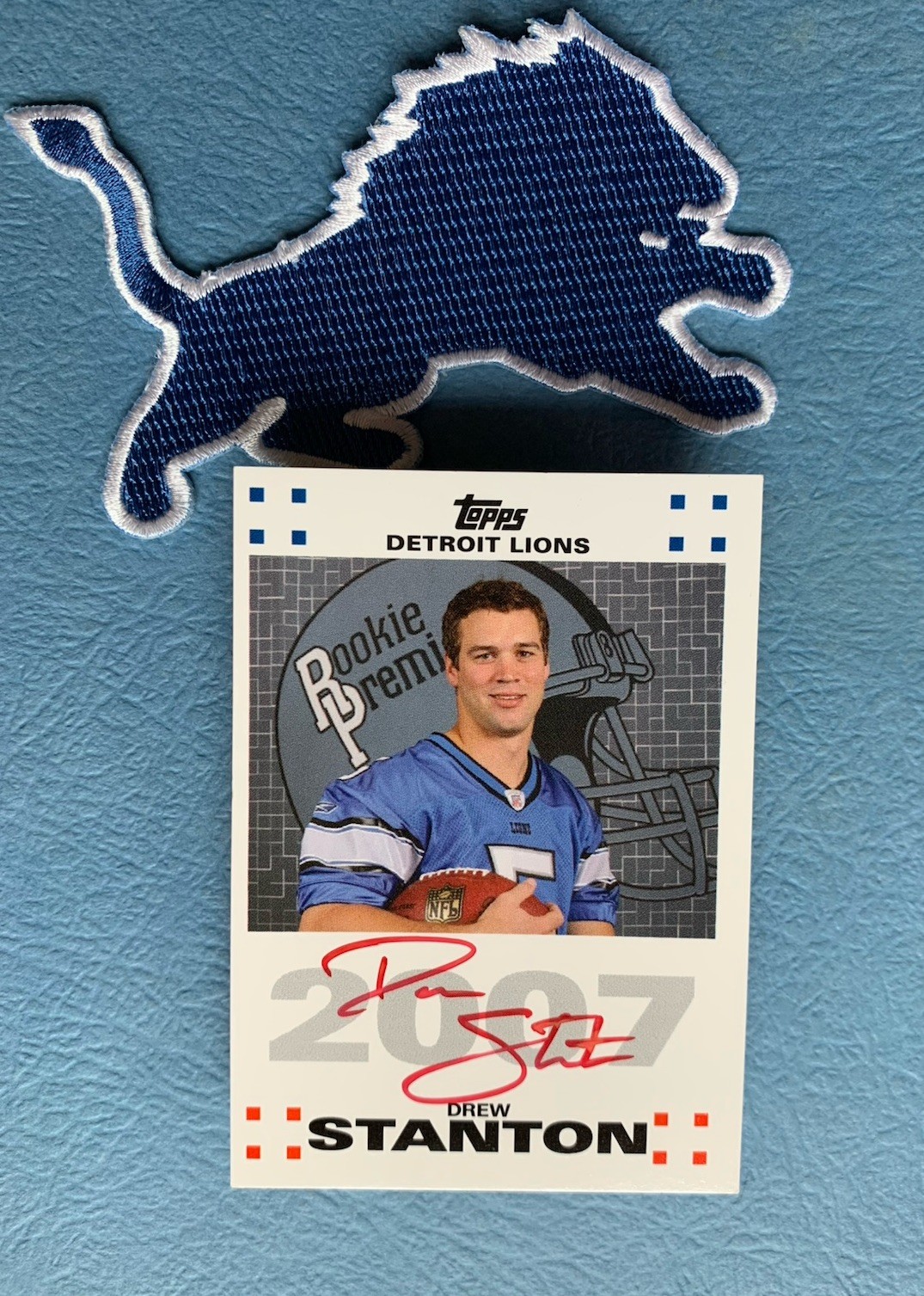 Drew Stanton Topps Rookie Premiere Autograph #RPADS Red