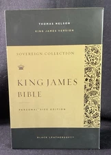 Bible New King James Sovereign Collection Concordance Maps Red Letter Slip Case