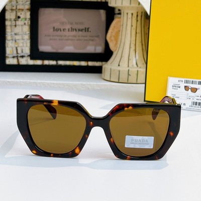 Prada PR 15WS Oversized Square Sunglasses Women Red  display picture 1