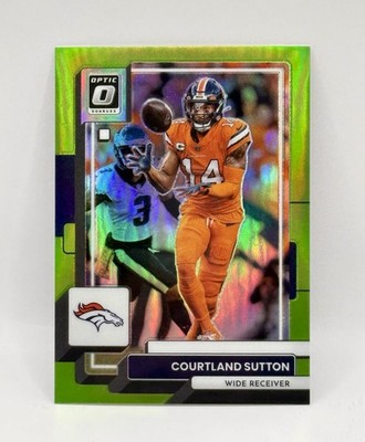 2022 Donruss Optic Lime Green #60 Courtland Sutton /35