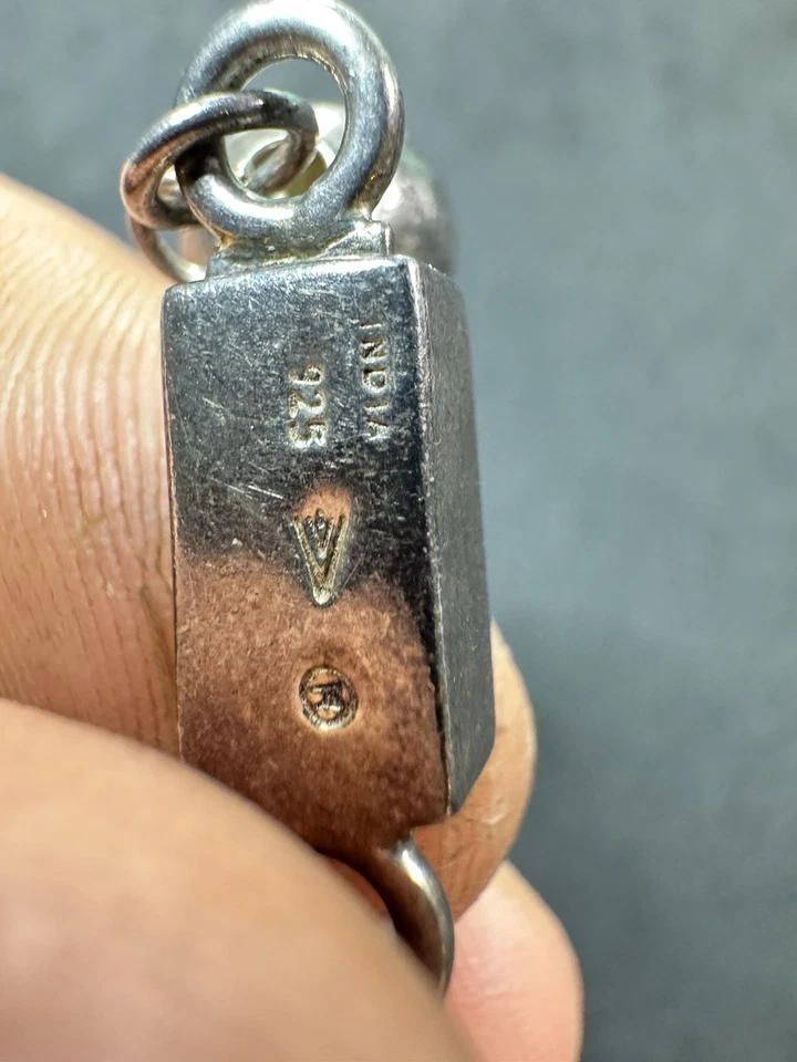 34.3g VTG Silpada Sterling Silver 925 Ball Chain Bracelet 7” Jewelry lot G Foto 4 de 4