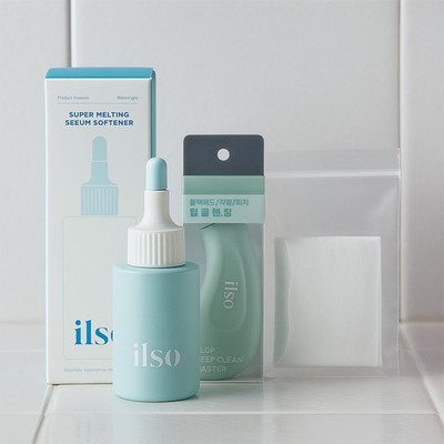 ILSO SUPER MELTING SEBUM SOFTENER 5oz + 40CottonPads + Blackhead Remover US sell