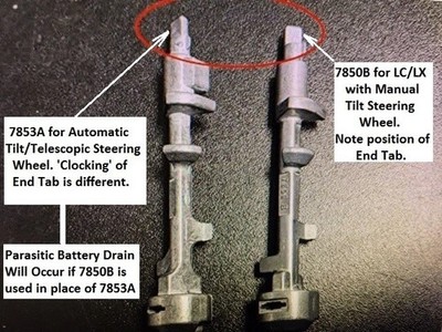 1998-2002 Toyota LX 470 Land Cruiser Ignition Lock Cylinder