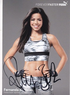 Autogramm - Fernanda Brandao (Model)