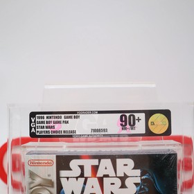 Game Boy Original STAR WARS - VGA GRADED 90+ NM+/MINT GOLD NEW & Factory Sealed!