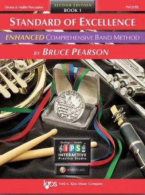 Standard of Excellence Enhanced 1 (drum) Drums Music Pearson Kjos Music