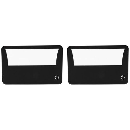 Credit Card Size Lighted 3X Magnifier Bundle Includes 2 Magnifiers, Each8658 - Imagen 3 de 8