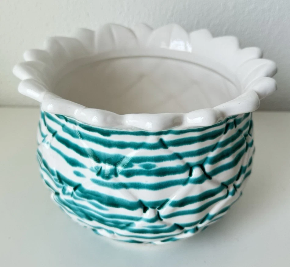 Gmundner Keramik grün geflammt Blumentopf 18,5 cm GK2670 (REG) 05/26 - Bild 2 von 4