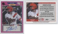 2021 Leaf Pro Set Metal 1989 Pink Rainbow /20 Jay Allen #PA-JA1 Auto