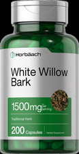White Willow Bark Extract 1500mg  200 Capsules for Men  Women